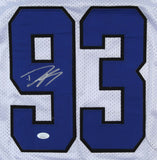 Dwight Freeney Signed Indianapolis Colts Jersey (JSA COA) 2002 1st Rd Drft Pk DE