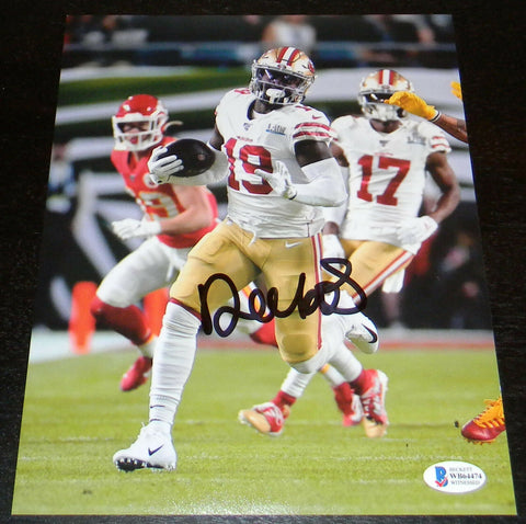 DEEBO SAMUEL AUTOGRAPHED SIGNED SAN FRANCISCO 49ERS 8x10 PHOTO BECKETT