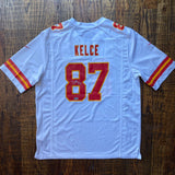 Travis Kelce Autographed Signed Kansas City Chiefs White Nike Limited Jersey BAS