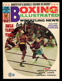 Emile Griffith Autographed Boxing Illustrated Magazine Beckett BAS QR #BK08845