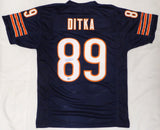 Chicago Bears Mike Ditka Autographed Blue Jersey (Mark) Beckett BAS QR #BK82164