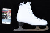 Peggy Fleming Signed Ice Skate Inscribed "1968 Olympian" (JSA COA) 68 Gold Medal