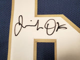 NOTRE DAME JEREMIAH OWUSU-KORAMOAH AUTOGRAPHED SIGNED BLUE JERSEY BECKETT 196089