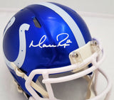 MATT RYAN AUTOGRAPHED COLTS FLASH BLUE SPEED MINI HELMET BECKETT QR 203908