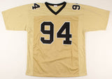 Cameron Jordan Signed New Orleans Saints Gold Jersey (JSA COA) 3xPro Bowl D.E.