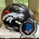 John Lynch Autographed Signed Denver Broncos HOF 21 Mini Helmet Beckett