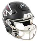 Falcons Julio Jones Signed Riddell Speed Flex Full Size Helmet BAS Wit #WE67344