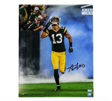 Allen Lazard Signed Green Bay Packers Unframed 16x20 NFL Photo - Lambeau Leap