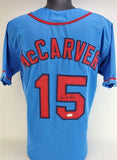 Tim McCarver Signed St. Louis Cardinals Jersey (JSA COA) 2xWorld Series Champ