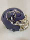 DEION SANDERS SIGNED BALTIMORE RAVENS ALTERNATE SPEEDFLEX HELMET BECKETT QR