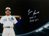 Tim Raines Autographed Expos 16x20 On Field w/ Inscriptions Photo- JSA W Auth