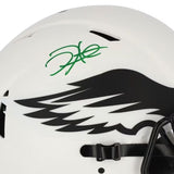 JALEN HURTS Autographed Eagles Authentic Lunar Eclipse Speed Helmet FANATICS