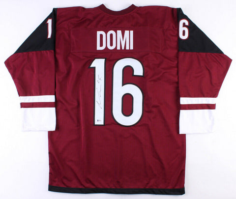 Max Domi Signed Arizona Coyotes Jersey (Beckett COA) Member Killer D's / Center