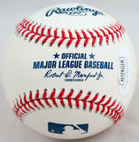 Jose Urquidy Autographed Rawlings OML Baseball - JSA W Auth *Blue