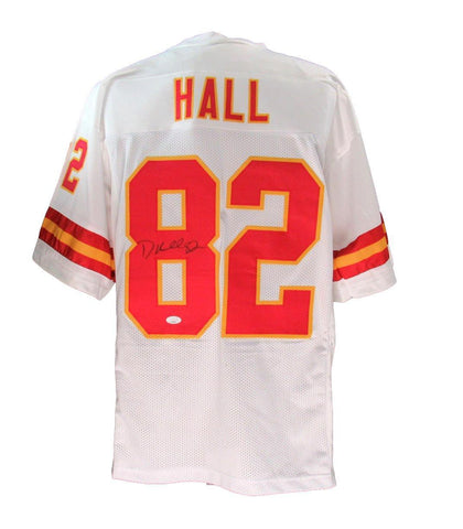 Dante Hall Signed/Autographed White Custom Football Jersey KC Chiefs JSA 193584