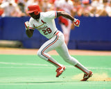 Vince Coleman Signed St. Louis Cardinals Jersey (JSA COA) 1985 Rookie o/t Year