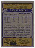 Robert Brazile Signed Oilers 1979 Topps Football Card #192 w/HOF'18 - (SS COA)