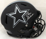 ROGER STAUBACH AUTOGRAPHED ECLIPSE COWBOYS FULL SIZE AUTH HELMET BECKETT 185834