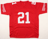 Frank Gore Signed San Francisco 49ers Red Jersey (Beckett COA) 5xPro Bowl R.B.