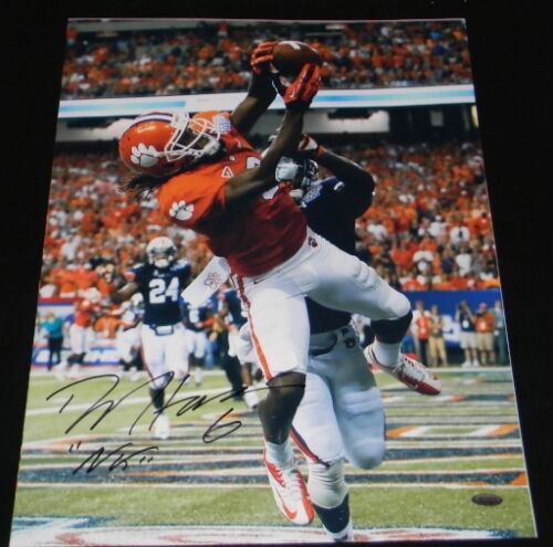 DEANDRE HOPKINS AUTOGRAPHED SIGNED CLEMSON TIGERS 16x20 PHOTO TRISTAR