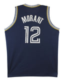 Ja Morant Authentic Signed Navy Pro Style Jersey Autographed BAS