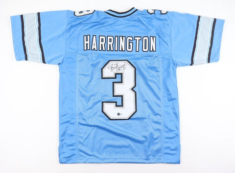 Joey Harrington Signed Detroit Lions Jersey (Beckett) 2002 #3 Overall Draft Pick