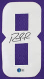 Randy Moss Authentic Signed Alternate Purple Pro Style Jersey BAS Witnessed