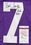 Bert Jones Signed LSU Tigers Jersey (JSA COA) Baltimore Colts All Pro Q.B.