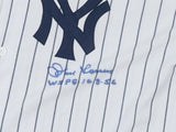 Don Larsen (d. 2020) "10-8-56" Signed New York Yankees Majestic Jersey (PSA COA)