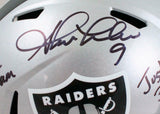 Shane Lechler Autographed Oakland Raiders F/S Helmet w/3 Insc.-Beckett W Holo