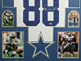 FRAMED DALLAS COWBOYS MICHAEL IRVIN AUTOGRAPHED SIGNED JERSEY BECKETT HOLO