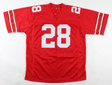 Chris "Beanie" Wells Signed Ohio State Buckeyes Jersey (PSA Hologram) Arizona RB