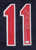 Jose Ramirez Signed Cleveland Indians Jersey (PSA QR) 2xAll Star 3rd Baseman