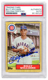 Billy Williams Signed Cubs 2013 Topps Baseball Card #CUBS-16 -(PSA Encapsulated)