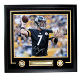 Ben Roethlisberger Signed 16x20 Photo Pittsburgh Steelers Framed Fanatics 173380