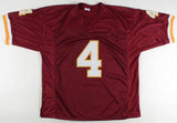 Taylor Heinicke Signed Washington Redskins Jersey (Beckett) 2022 Starting Q.B.