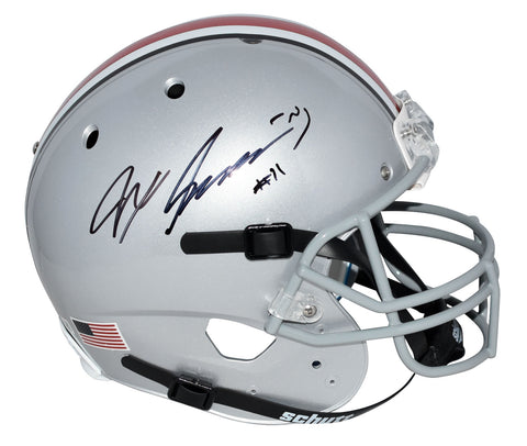 JAXON SMITH-NJIGBA SIGNED OHIO STATE BUCKEYES FULL SIZE HELMET BECKETT