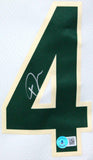 Giannis Antetokounmpo Autographed Milwaukee Bucks White Swingman Jersey-BAW Holo