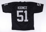 Malcolm Koonce Signed Vegas Raiders Jersey (JSA COA) 2021 3rd Rd Pk Unv Buffalo