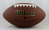 Sony Michel Autographed Wilson Super Grip Football - JSA Witness Auth