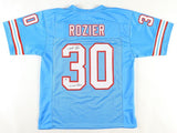 Mike Rozier Signed Houston Oilers Jersey Inscribed "2x Pro Bowl" (PSA) Nebraska