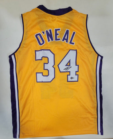 SHAQUILLE "SHAQ" O'NEAL SIGNED PRO STYLE XL CUSTOM JERSEY BECKETT