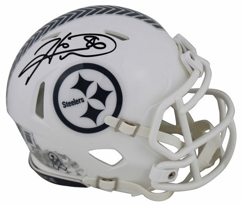 Steelers Hines Ward Signed Salute To Service III Speed Mini Helmet BAS Witnessed