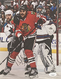 Dustin Byfuglien Signed Chicago Blackhawks Magazine Page JSA AL44214