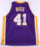 Glen Rice Signed Los Angeles Lakers Purple Jersey (Fiterman Sports Hologram)