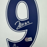 Framed Autographed/Signed Dimitar Berbatov 35x39 Tottenham Jersey Beckett COA