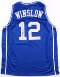 Justise Winslow Signed Duke Blue Devils Jersey (PSA COA) 2015 NCAA Champ / Heat