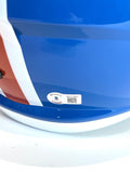 John Elway Autographed Denver Broncos "D" Logo Blue Replica Helmet