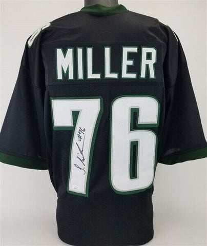 Shareef Miller Signed Philadelphia Eagles Black Jersey (JSA COA) 2019 4th Rd Pck