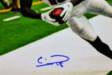 Calvin Ridley Signed Atlanta Falcons 16x20 Catch Endzone Photo- JSA Auth *Blue